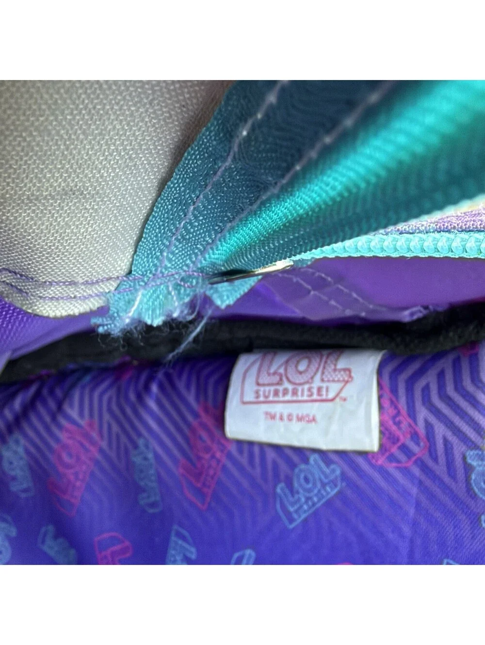 LOL Surprise Be Bold Backpack Book Bag Senior Year Purple Glitter Girls